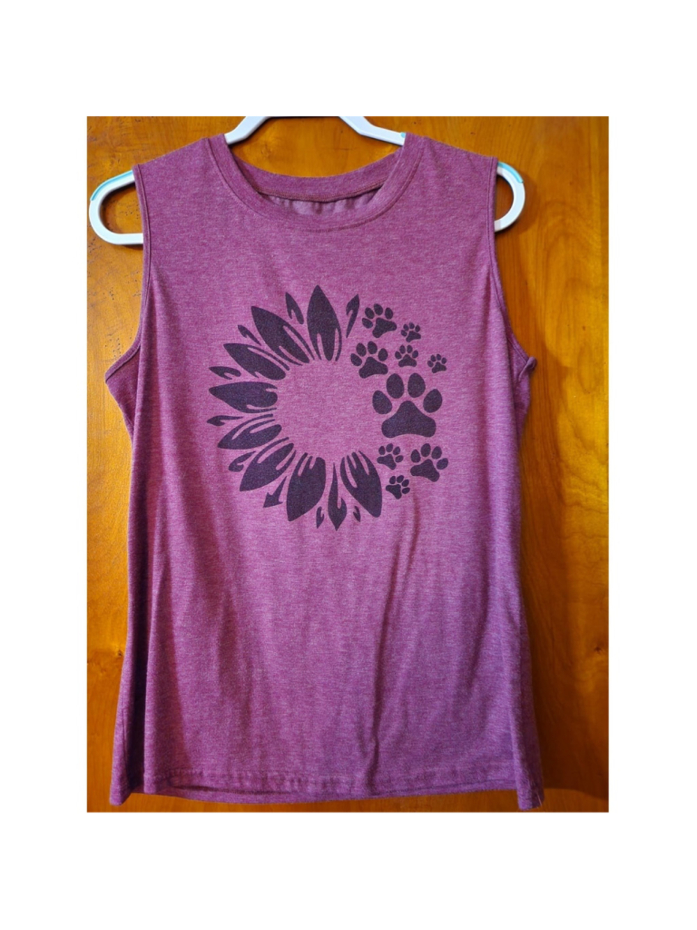 Womens Sunflower Dog Paws
